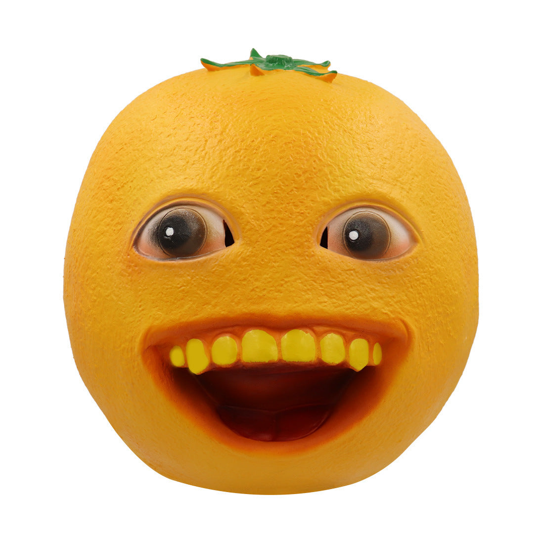 Orange Head Mask-Cosplay Headgear-Large Smiling Face Orange