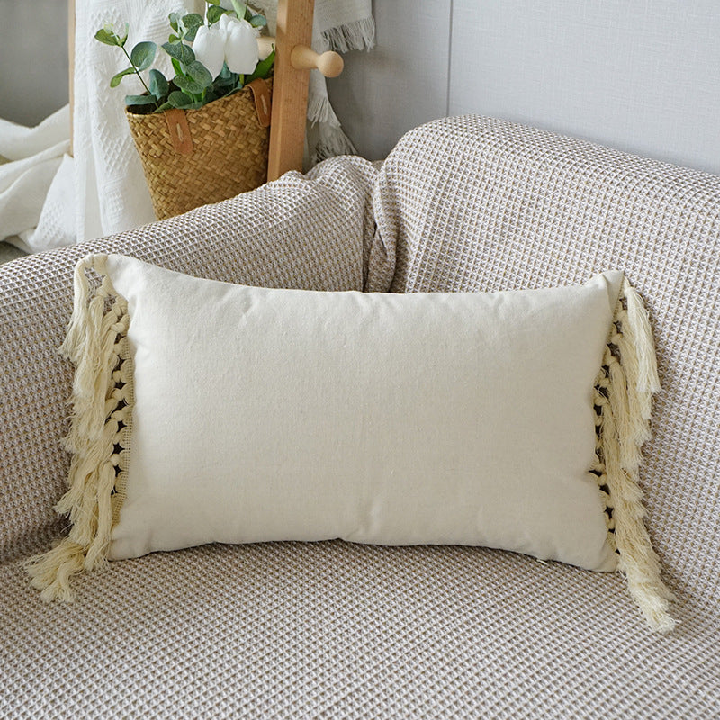 Home Fashion Boho Ethnic Tufted Pillowcase - Shop Eclectic Ear