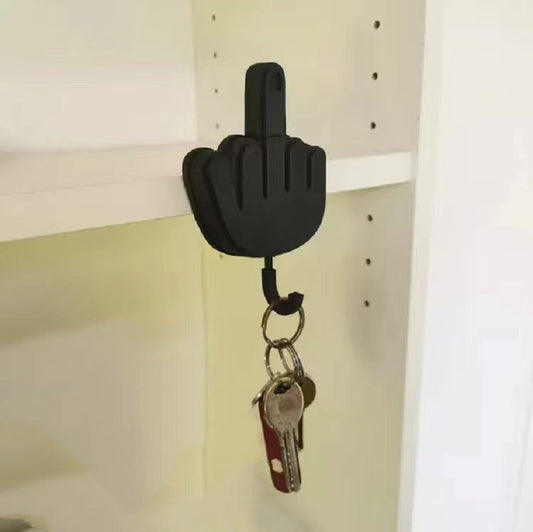 Key/Utility Hook-Novelty-Surprise-Flip The Bird-Middle Finger