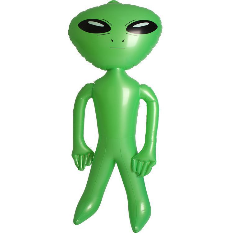 Inflatable Alien Doll-Party Decorations-Alien Being Decor-Air Fillable