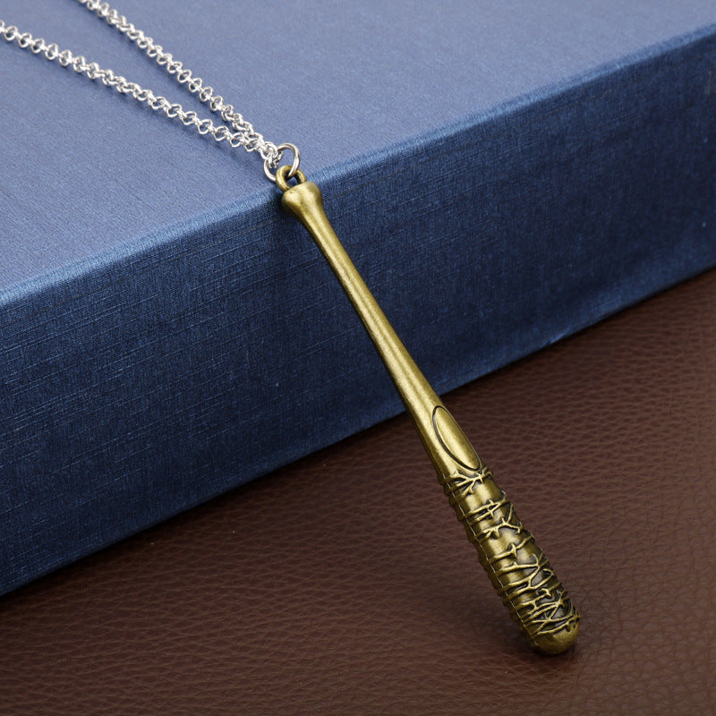 Baseball/Softball Bat Pendant Necklace-Sports-Baseball/Softball Lovers Jewelry