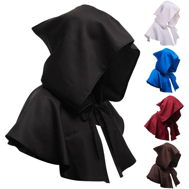 Medieval Hood-Head Cloak-One Size Fits Most-Costume Apparel