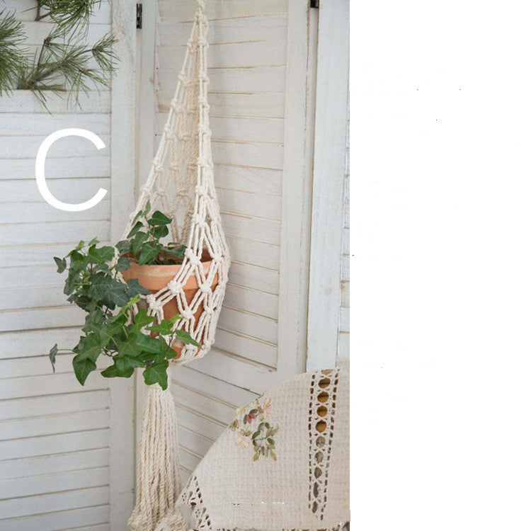 Plant Hangers-Hand Woven BOHO Style Hanging Decor- 3 Styles! - Shop Eclectic Ear