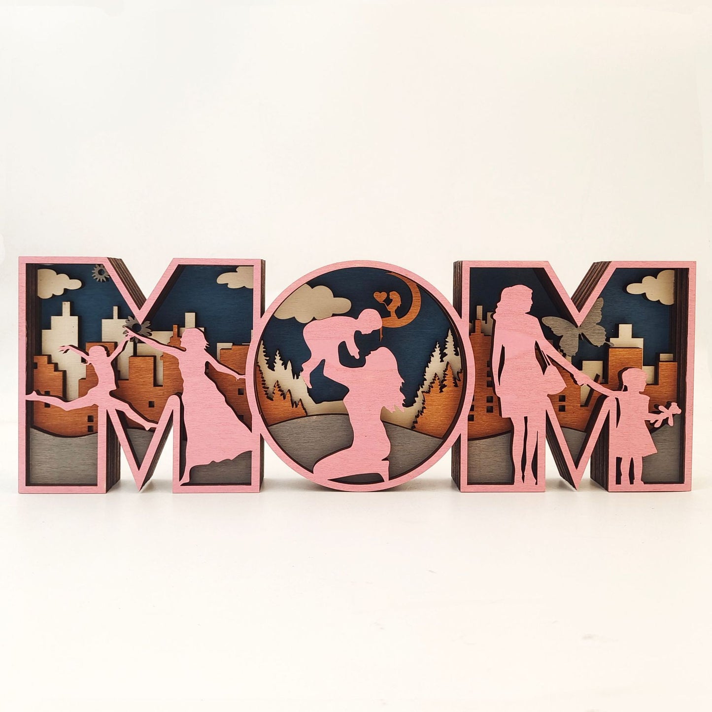 Wooden Mom/Dad Signs-Decoration-Creative Home Decoration