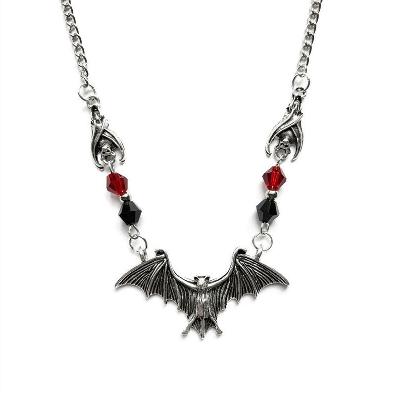 Bat Necklace-Gothic Style Jewelry-Halloween-Cosplay Theme