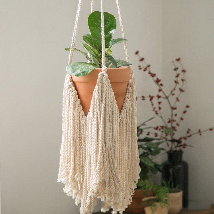 Plant Hangers-Hand Woven BOHO Style Hanging Decor- 3 Styles! - Shop Eclectic Ear