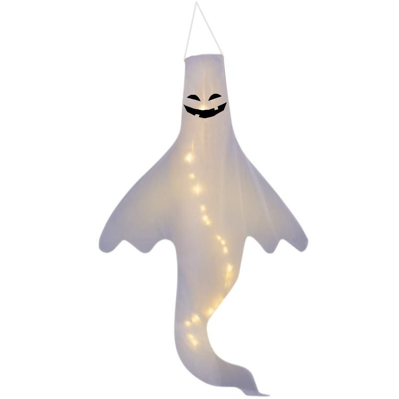 Floating Halloween Ghost-Halloween Windsock-Fishtail Ghost Prop