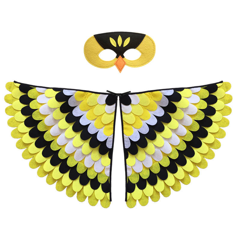 Carnival Costume Wings With Mask-Colorful Party Wings Sets