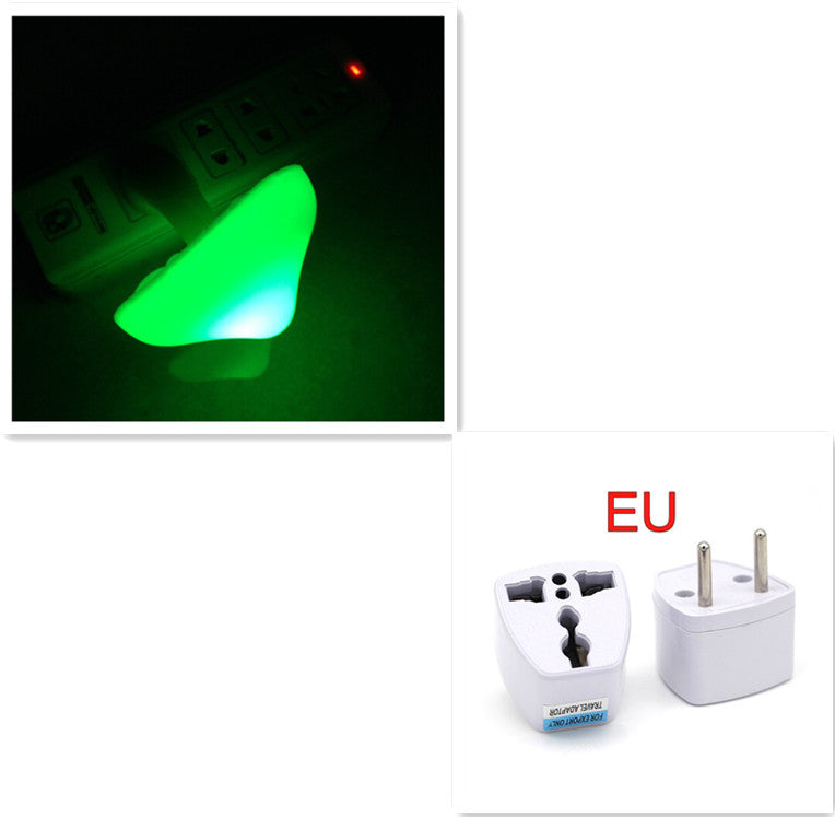 LED Mushroom Night Light-Single Wall Socket Lamp With Sensor