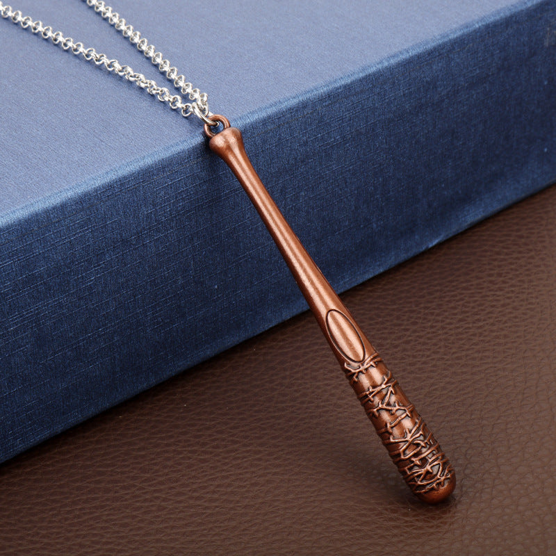 Baseball/Softball Bat Pendant Necklace-Sports-Baseball/Softball Lovers Jewelry