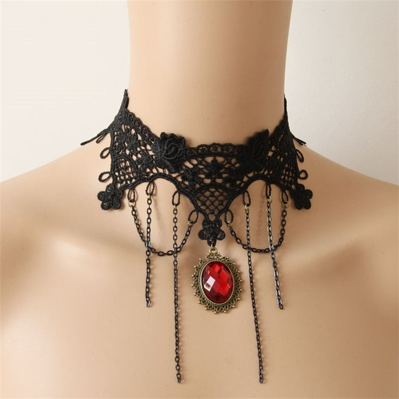 Goth Punk Fashion Clavicle Ancient Wedding - Shop Eclectic Ear