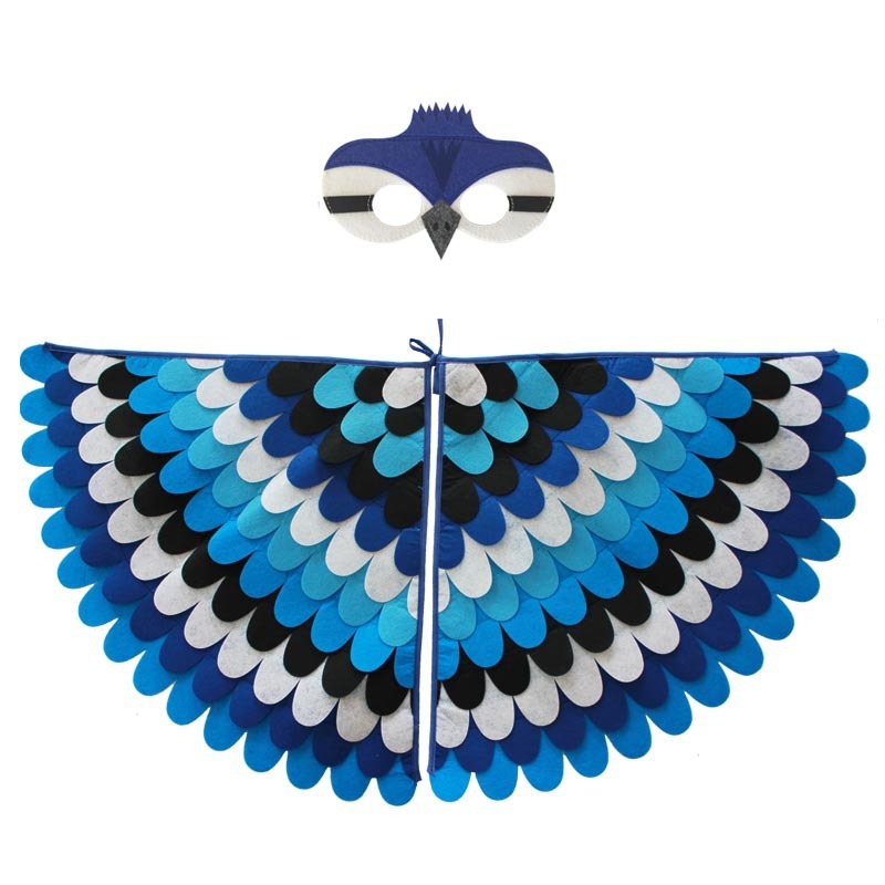 Carnival Costume Wings With Mask-Colorful Party Wings Sets