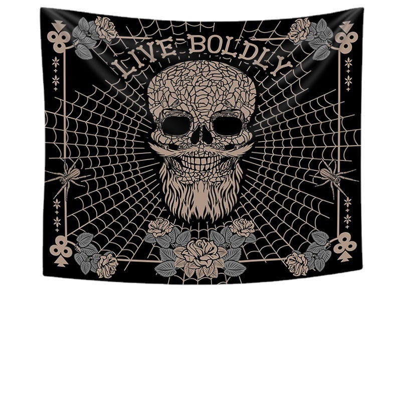 Skull Tapestry-Wall Hanging-Live Boldly Wall Art