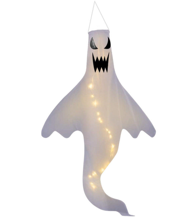 Floating Halloween Ghost-Halloween Windsock-Fishtail Ghost Prop